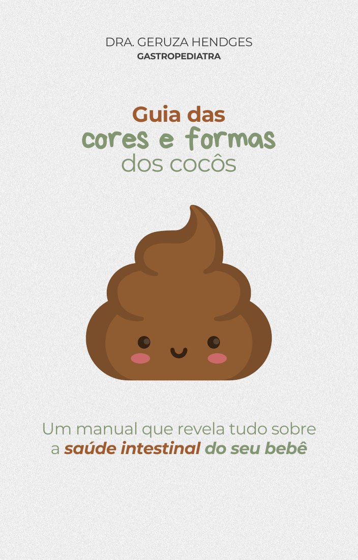 Capa do e-book Guia do cocô do bebê