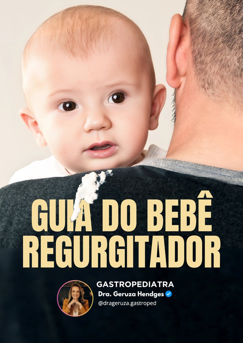 Capa do e-book Guia do bebê regurgitador